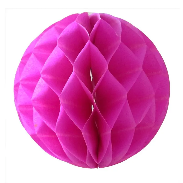 Шар-соты Розовый 30 см