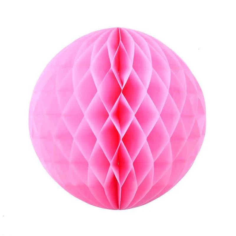 Шар-соты Нежно-розовый 20 см