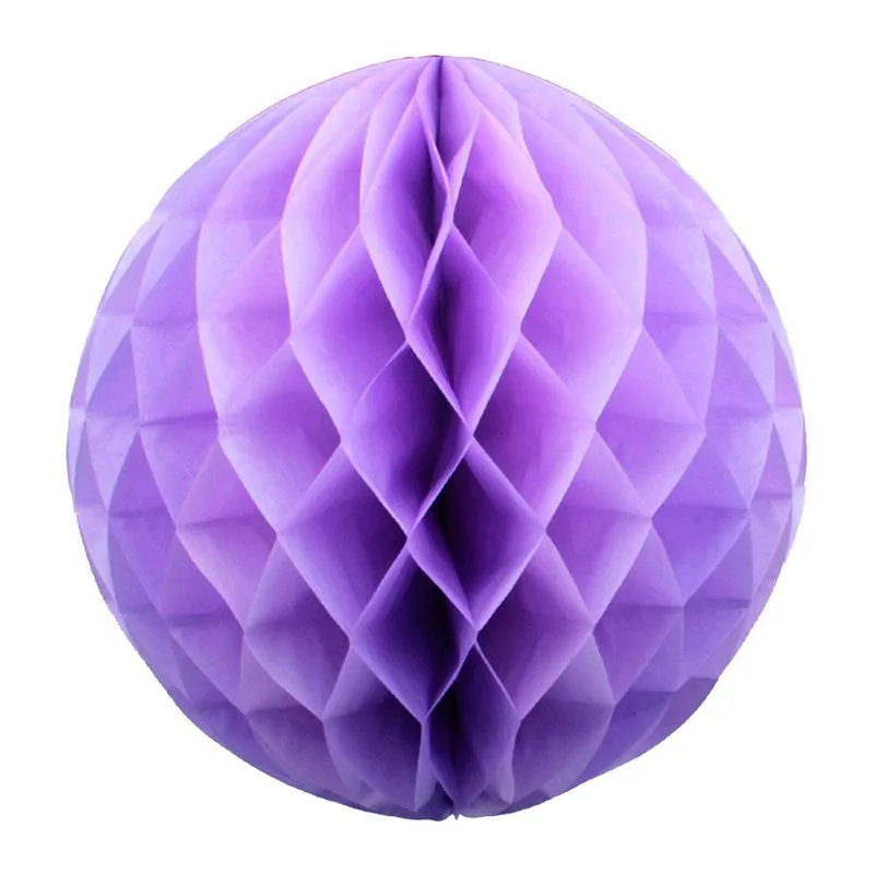 Шар-соты Сиреневый 20 см