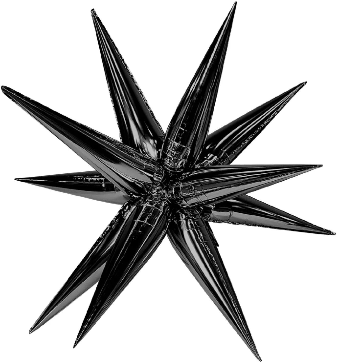 Р 41''/104 см Звезда составная, Черная, Блеск, 1 шт.(Россия)