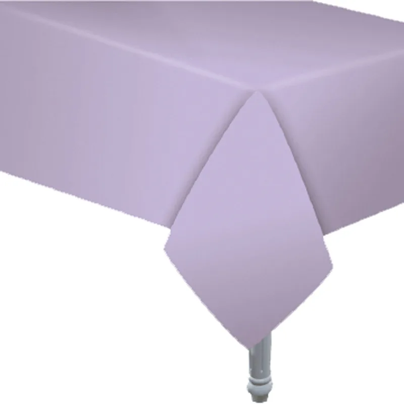 Скатерть "Делюкс" Макаронс Сиреневая 2,74*1,37 см/1 шт./