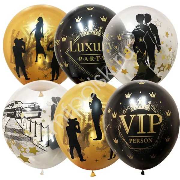 М 12"/30см VIP Party / уп. 25 шт.(Мексика)