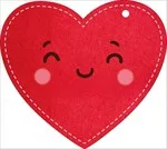 Валентинка 106*106 мм Без надписи (20 шт.)