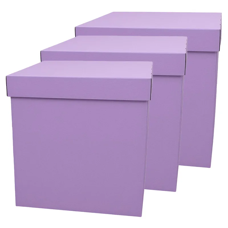 Коробка складная, Лаванда, 60*60*60 см, 1 шт.