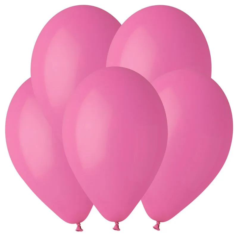 G 5"/12,5см. Фуксия, Пастель. 100 шт./(Италия)