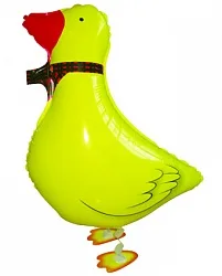 F 23"/58 см Утка желтая, ходячая фигура, 1 шт. (Китай)