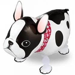 F 25"/64 см Бульдог, ходячая фигура, 1 шт. (Китай)