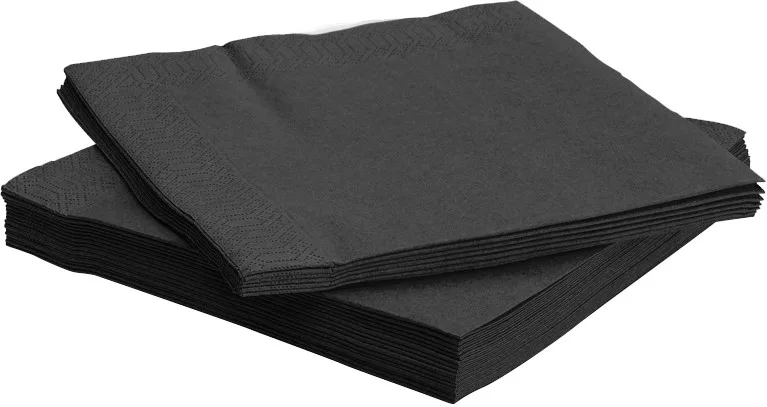 Салфетки, Bouquet Elegance, Черный, 33*33 см, 25 шт.