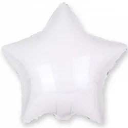 F 18"/46см Звезда, Белый,  1 шт. (Китай)