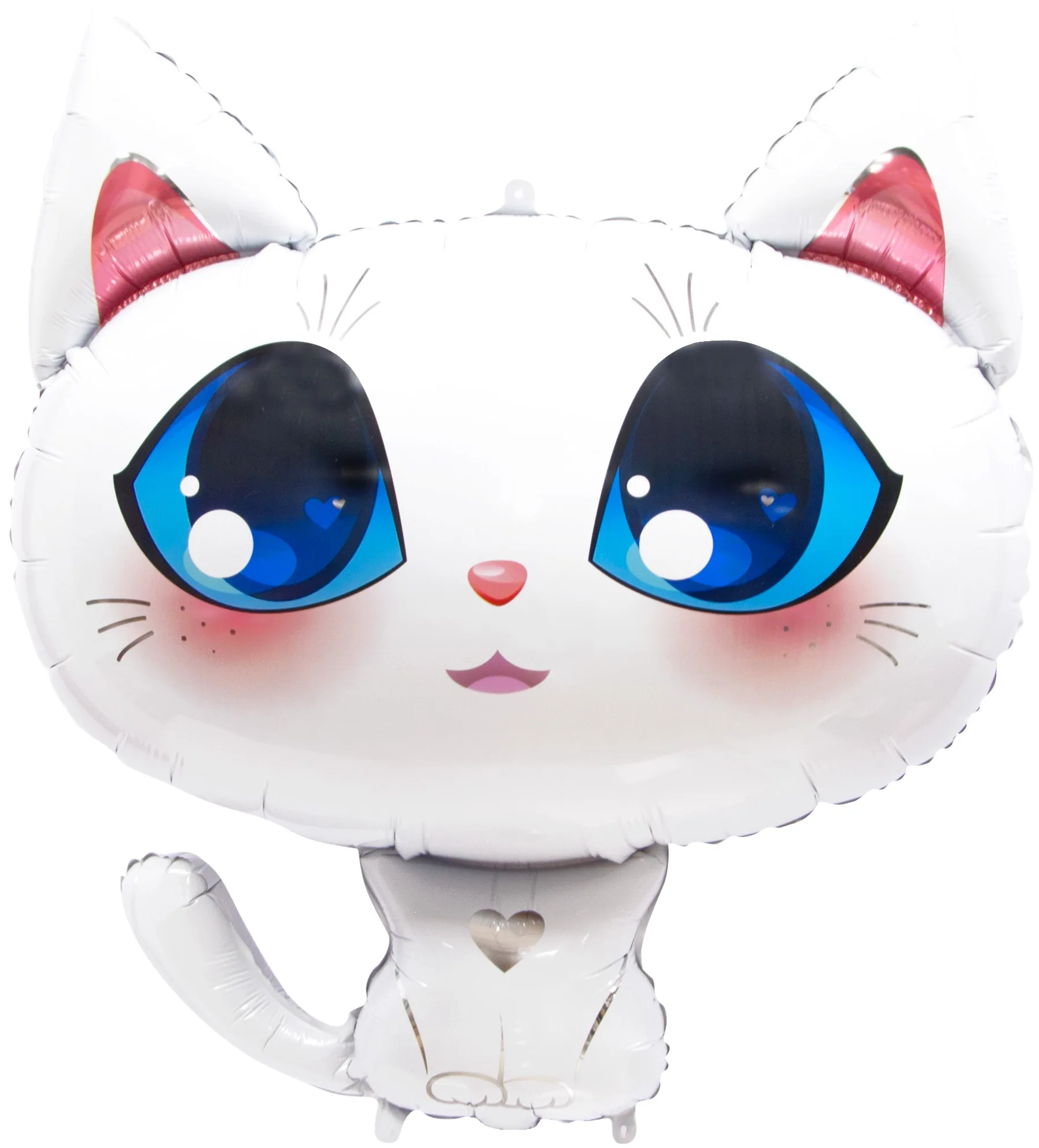 F 32"/ 68 см Котенок, Белый, 1 шт. в упак.  (Китай)