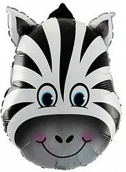 F 25"/64 см Голова Зебры, 1 шт. (Китай)