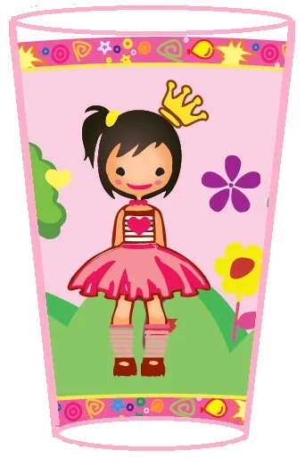 Стаканы "Веселуха" Моя Принцесса (уп. 6 шт.)