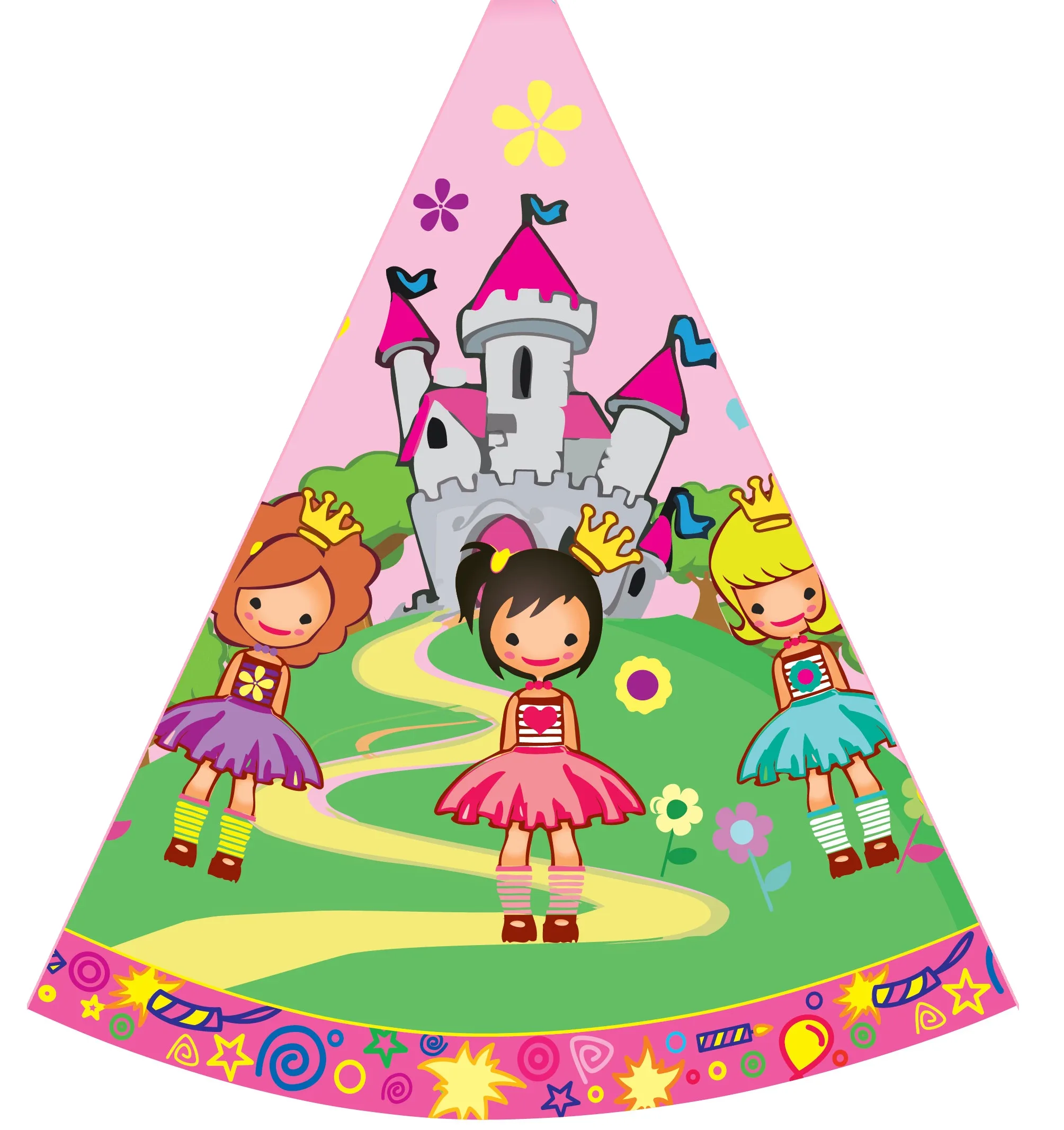 Колпачки"Веселуха" Моя Принцесса (уп. 6 шт.)