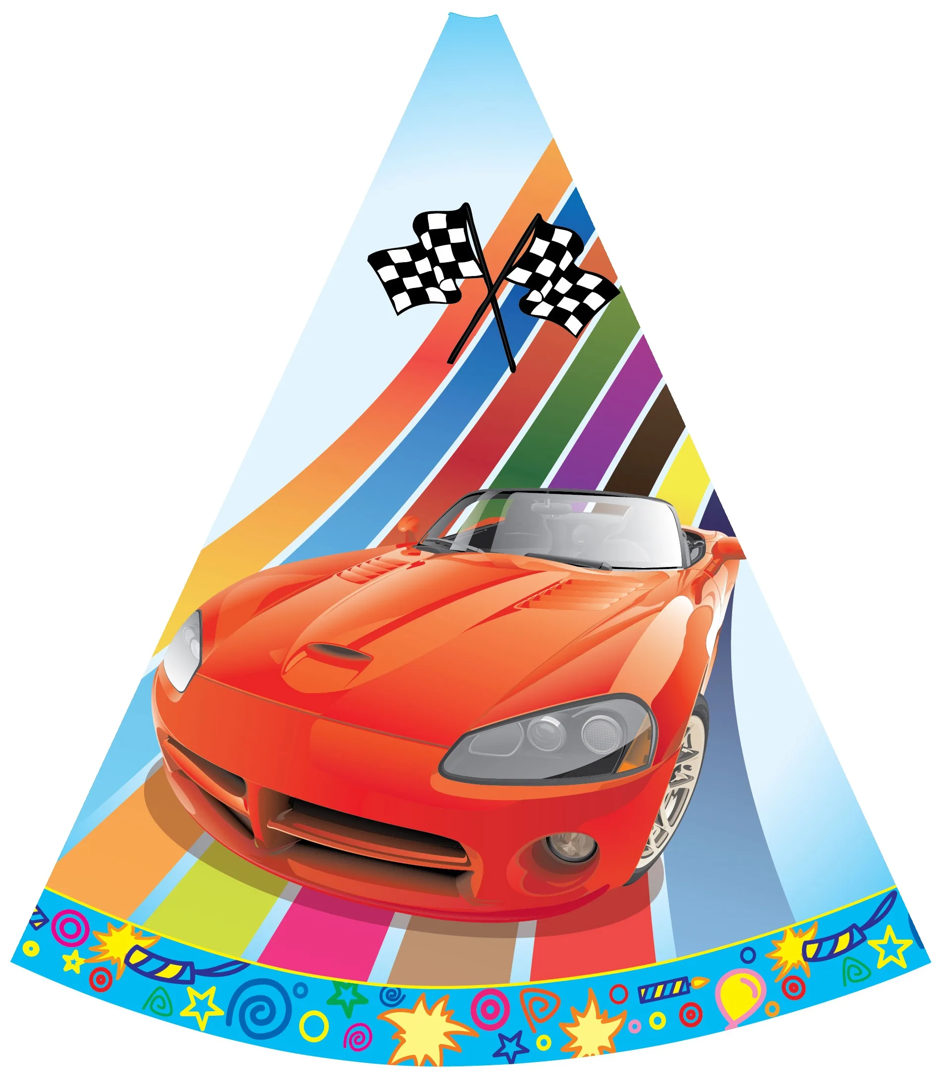 Колпачки "Веселуха" ТАЧКИ (уп. 6 шт.)