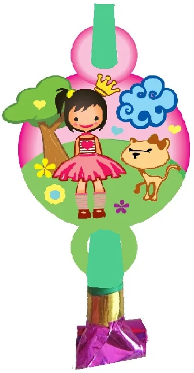 Язычки-гудки "Веселуха" Моя Принцесса (уп. 6 шт.)