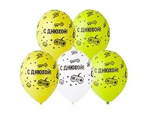 В 14"/36см С Днюхой Геймер /25 шт./(Бельгия)