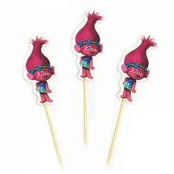 Пики для канапе Тролли микс 12 шт.