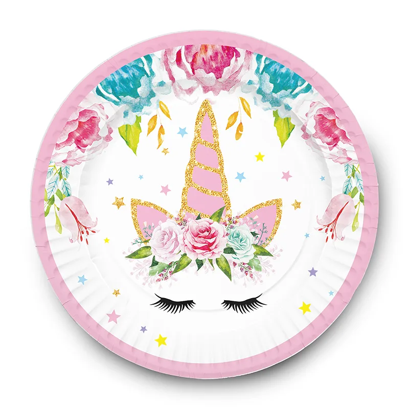 Тарелки "Голова Единорога", 18 см (6 шт.)