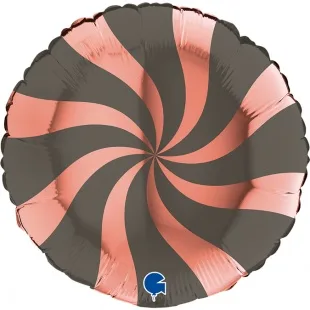 G 18"/46см Леденец, Розовое золото/Серый, 1 шт.(Италия)