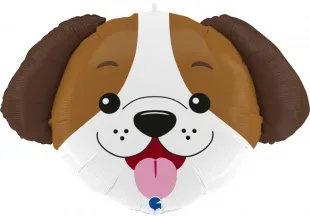 G 33"/84 см Голова, Милый щенок, 1 шт. (Италия)