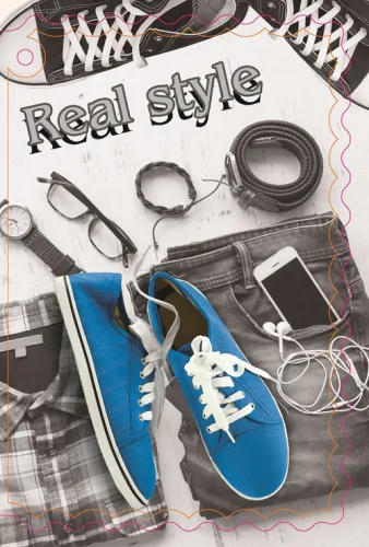 Мини-открытка "Real style"(20 шт.)