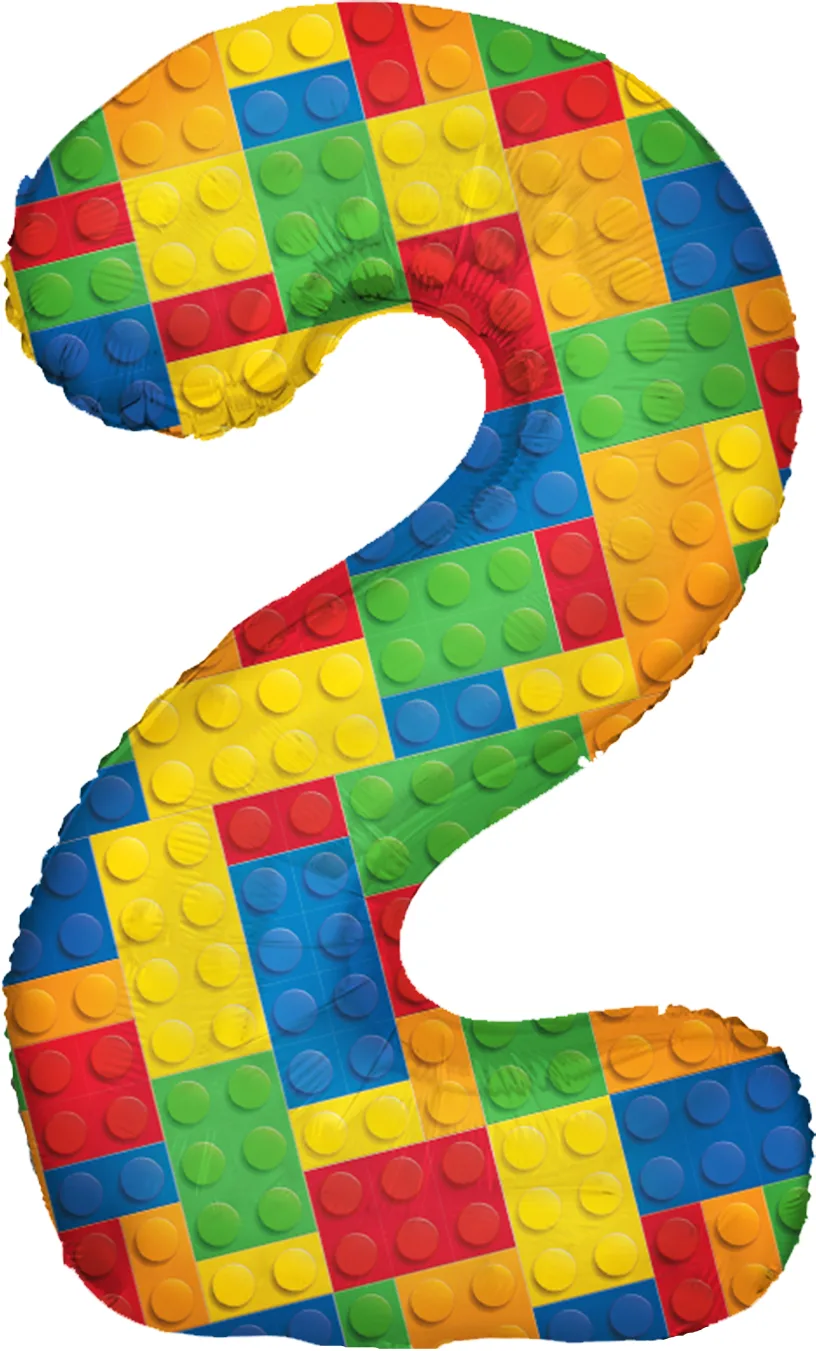 F 34"/86 см Цифра, 2 Конструктор, 1 шт. в уп. (Китай)