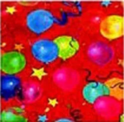 Бумага подарочная "Воздушные шарики" рулон 70 см / 500 см