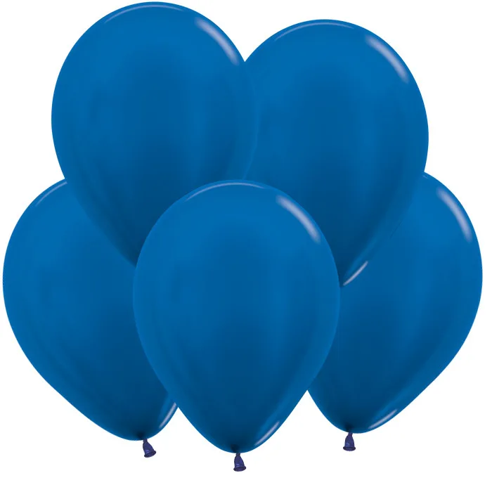 S Метал 12"/30см Синий / Royal Blue / 50 шт. / (Колумбия)