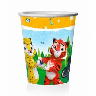 Стаканы 190 мл. "Лео и Тиг/ набор 6 шт./