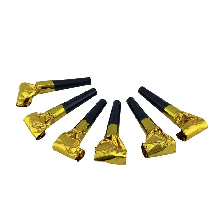 Язычки-гудки Золотые/ 6 шт./(Китай)