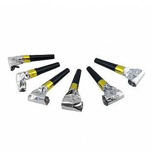 Язычки-гудки Серебряные/ 6 шт./(Китай)