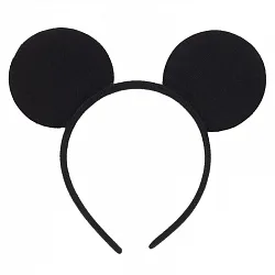 Ободок с ушками "Минни" черный