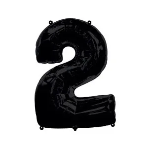 G 40"/102см Цифра "2" Black, 1 шт. (Италия)