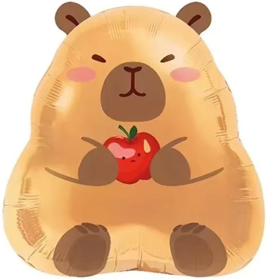 F 22"/56см Капибара с яблочком, 1 шт.(Китай)