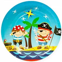 Тарелки (18 см.) Пираты (6 шт.)