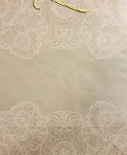 Пакет подарочный Кружево (L-Kraft) 26 х 33 х 14