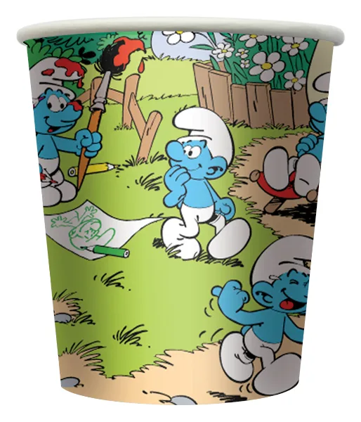 Стакан "Приключения Смурфиков", 210мл., 10 шт.,