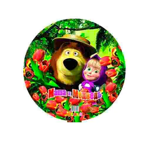 И 18" Маша и Медведь" Тюльпаны / 1 шт /