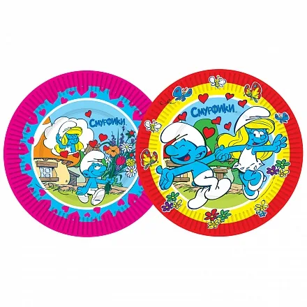 Тарелки "Сердечки", 18 см./ уп. 10 шт.