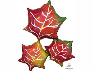 А 40" Листья кленовые, переливы/1 шт./(США)