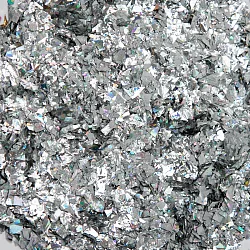 Конфетти  слюда, Блестки, серебро, 20 гр.