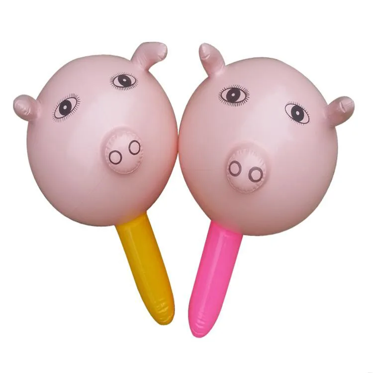 Игрушка надувная Молоток Свинка, звук
