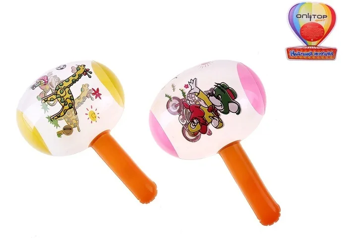 Игрушка надувная Молоток  звук 25см.