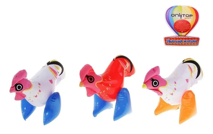 Игрушка надувная Петушок 20 см.