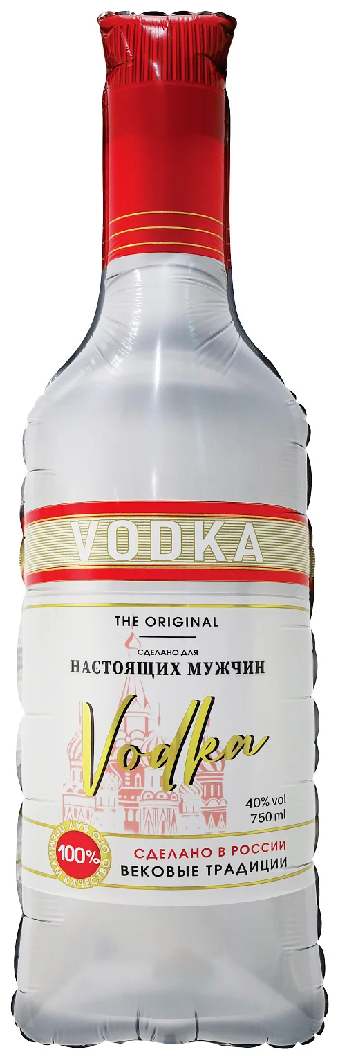 F 37"/94см Бутылка, Водка для настоящих мужчин, 1 шт. в уп.(Китай)