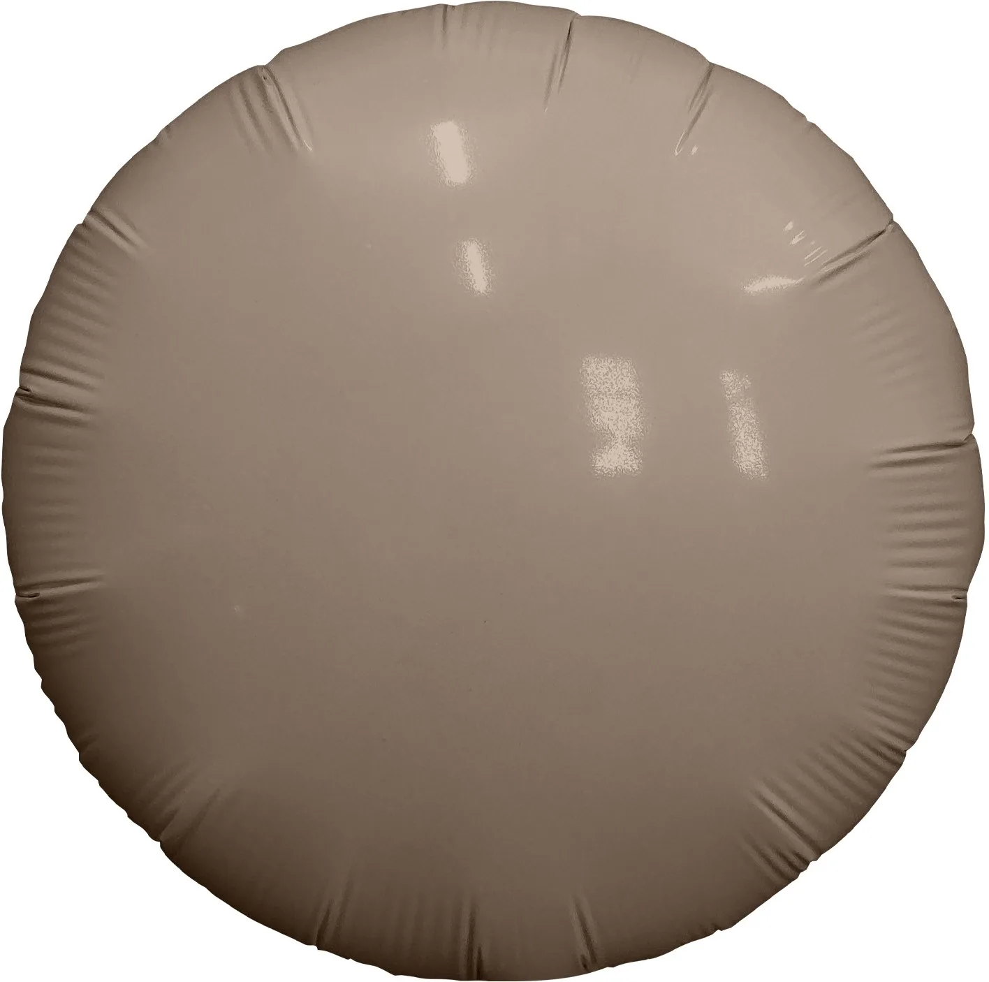 Р 18"/46см Круг, Какао, Сатин, 1 шт. (Россия)