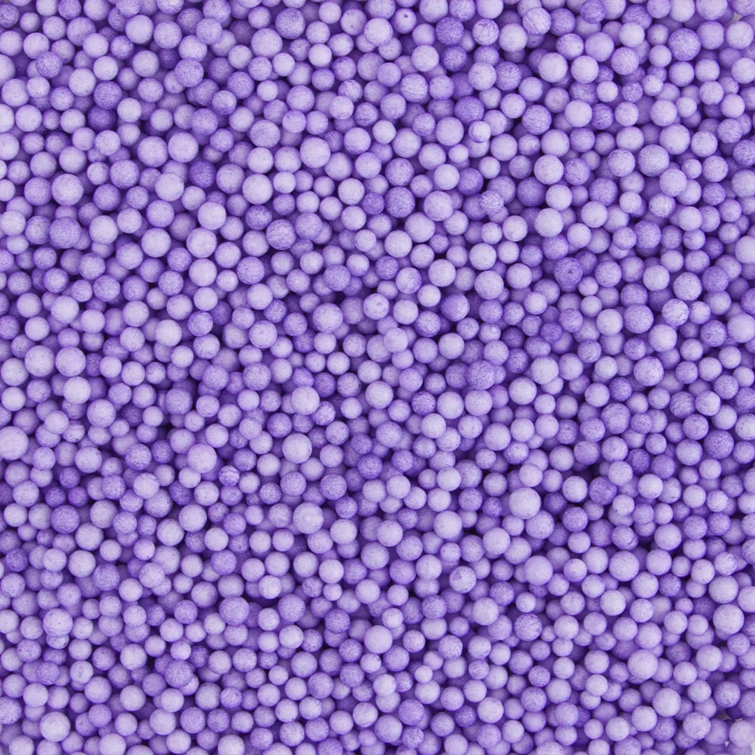 Шарики пенопласт, Фиолетовый, 2-4 мм, 10 гр.