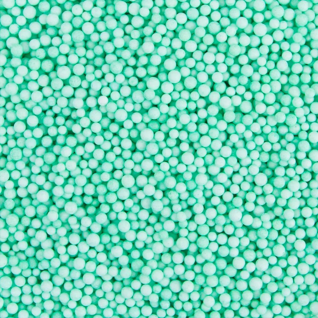 Шарики пенопласт, Зеленый, 2-4 мм, 10 гр.