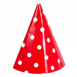 Колпаки Красные точки / 6 шт.