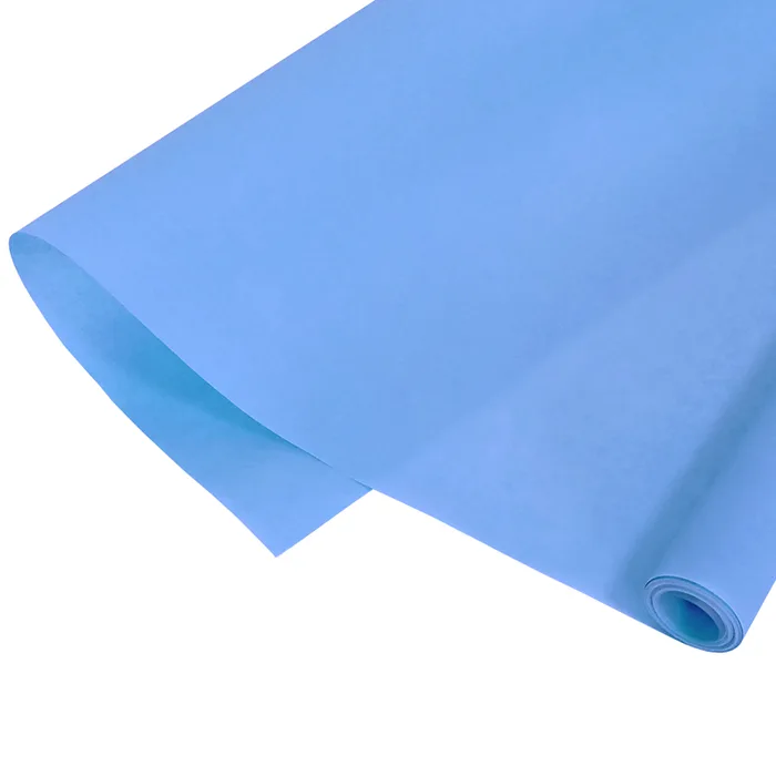 Пергамент флористический Голубой/ рулон 50см*10м/(Россия)